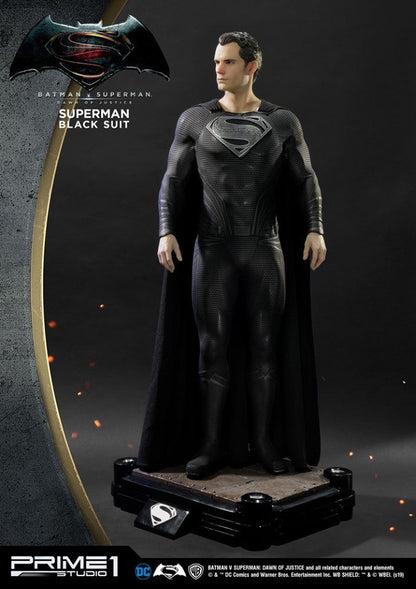 PRIME 1 STUDIOS - Dc Comics - Batman vs Superman - Superman Black Suit Ver Statue