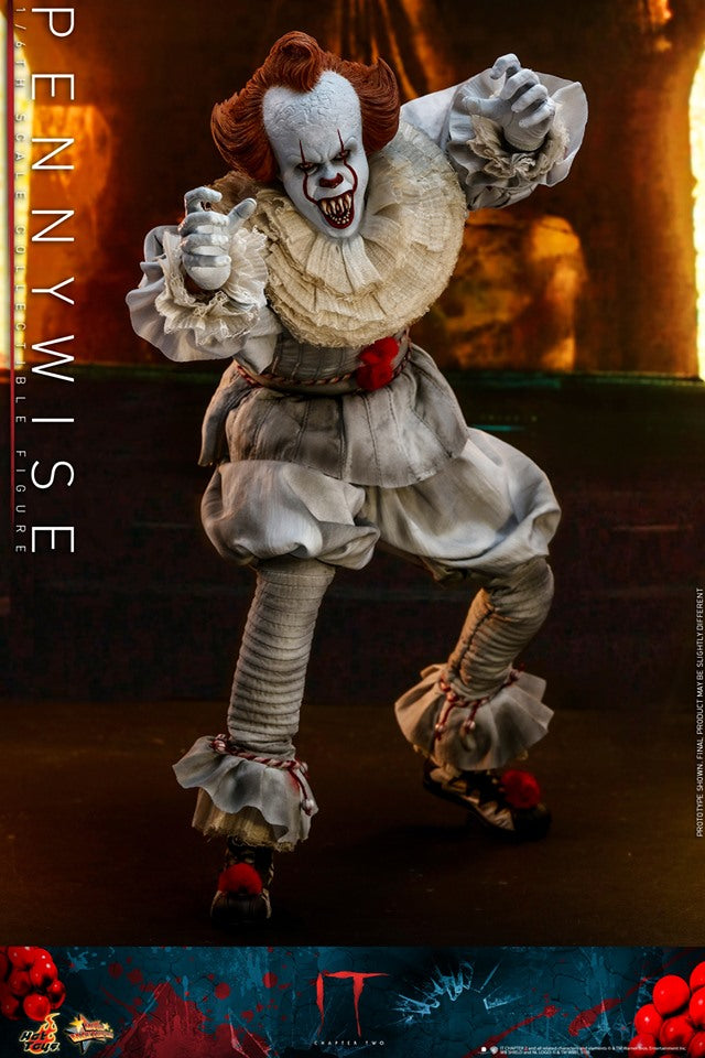 HOT TOYS - IT - Pennywise Chapter 2 - Movie Masterpiece 1:6 Action Doll MMS555