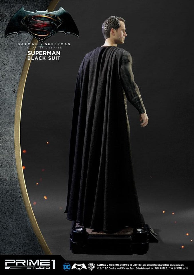 PRIME 1 STUDIOS - Dc Comics - Batman vs Superman - Superman Black Suit Ver Statue