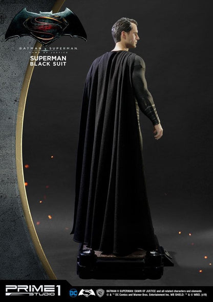 PRIME 1 STUDIOS - Dc Comics - Batman vs Superman - Superman Black Suit Ver Statue