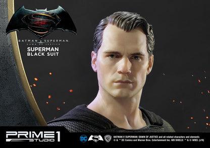 PRIME 1 STUDIOS - Dc Comics - Batman vs Superman - Superman Black Suit Ver Statue