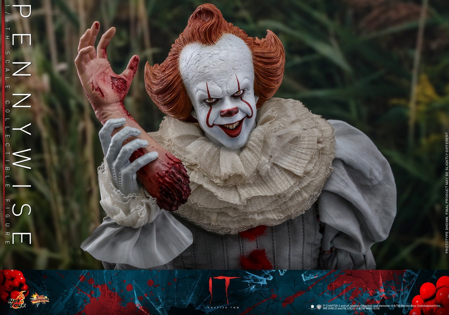 HOT TOYS - IT - Pennywise Chapter 2 - Movie Masterpiece 1:6 Action Doll MMS555