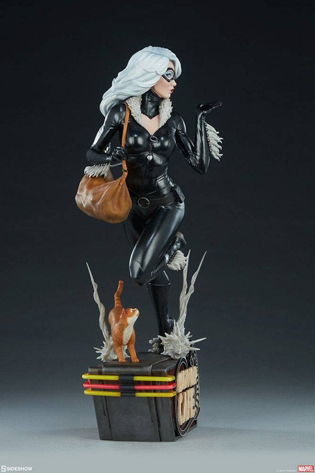 Statue Marvel Black Cat Comiquette Campbell Blackcat Sideshow 2104/3500 Statue Marvel Black Cat Comiquette Campbell Blackcat Sideshow 2104/3500