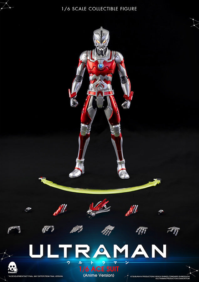 THREEZERO - Ultraman Anime Ace Suit 1:6 Action Figure