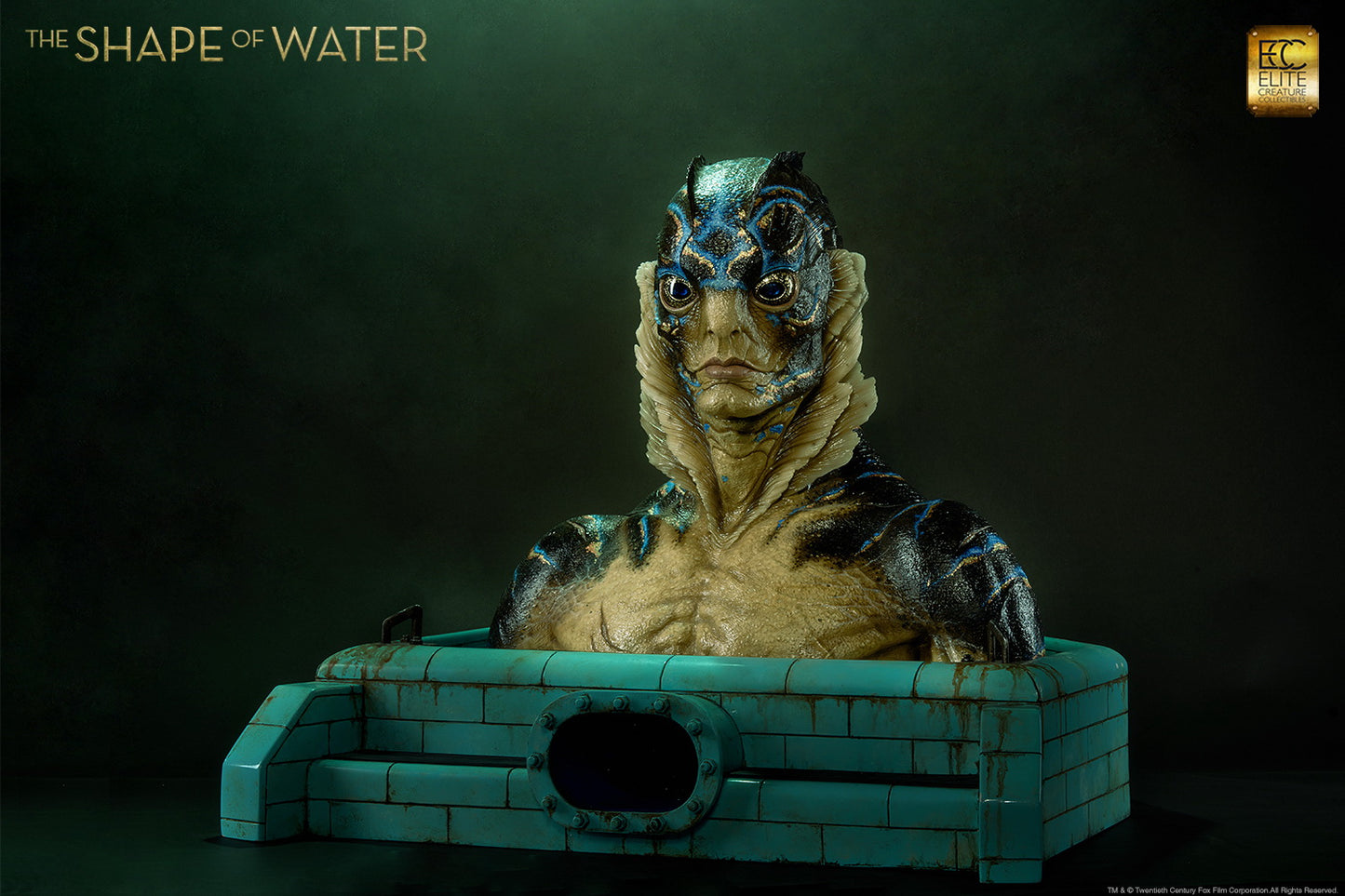 ECC ELITE CREATURE COLLECTIBLES - The Shape of Water - Life Size Bust 1:1