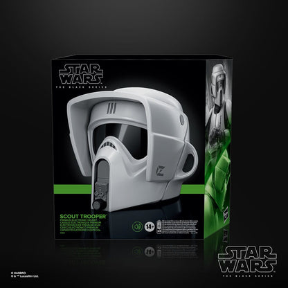 HASBRO - STAR WARS - Black Series Electronic Helmet Scout Trooper Replice: 1/1