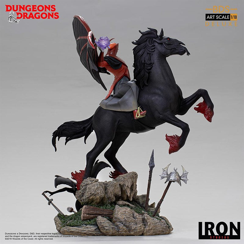 IRON STUDIO - D&D Venger Nightmare & Shadow Demon DeLuxe Statue