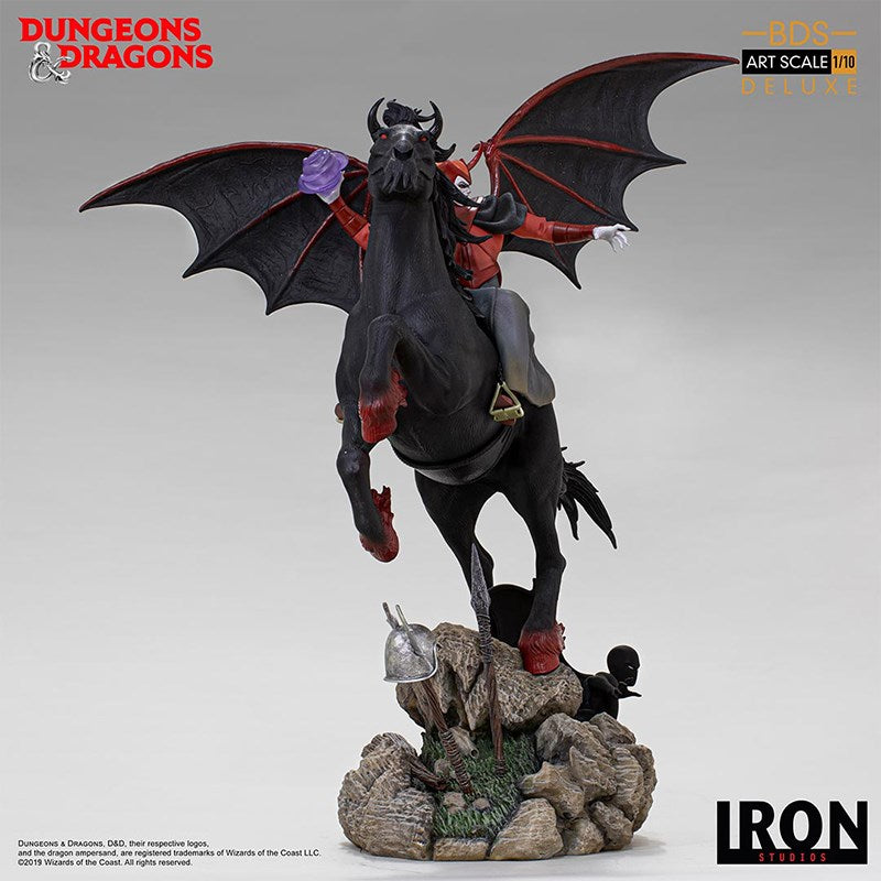 IRON STUDIO - D&D Venger Nightmare & Shadow Demon DeLuxe Statue