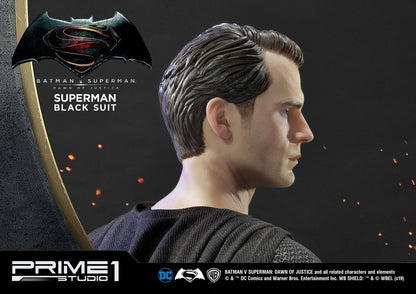 PRIME 1 STUDIOS - Dc Comics - Batman vs Superman - Superman Black Suit Ver Statue