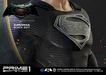 PRIME 1 STUDIOS - Dc Comics - Batman vs Superman - Superman Black Suit Ver Statue
