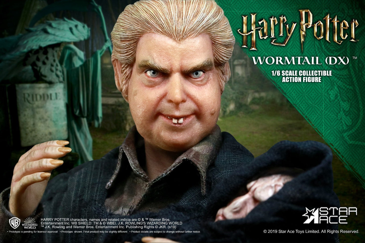 STAR ACE - Harry Potter Peter Pattigrew 1:6 Action Doll DeLuxe