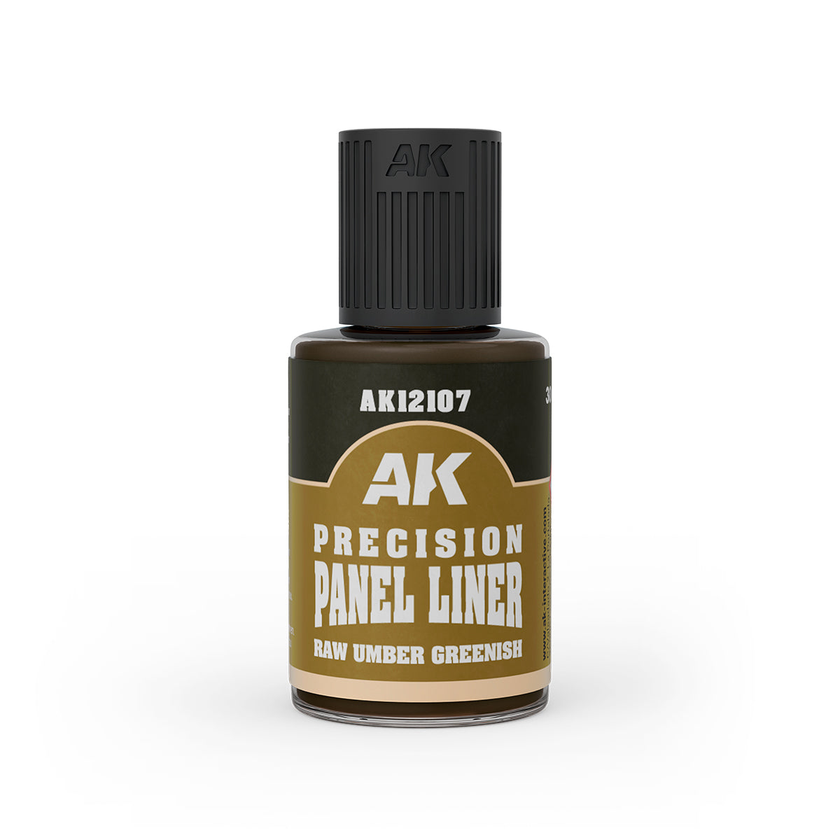 AK-Interactive AK12107 Precision Panel Liner - Raw Umber Greenish
