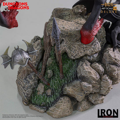 IRON STUDIO - D&D Venger Nightmare & Shadow Demon DeLuxe Statue