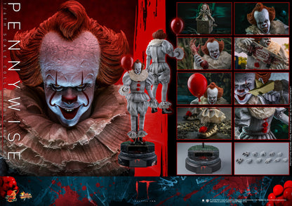 HOT TOYS - IT - Pennywise Chapter 2 - Movie Masterpiece 1:6 Action Doll MMS555