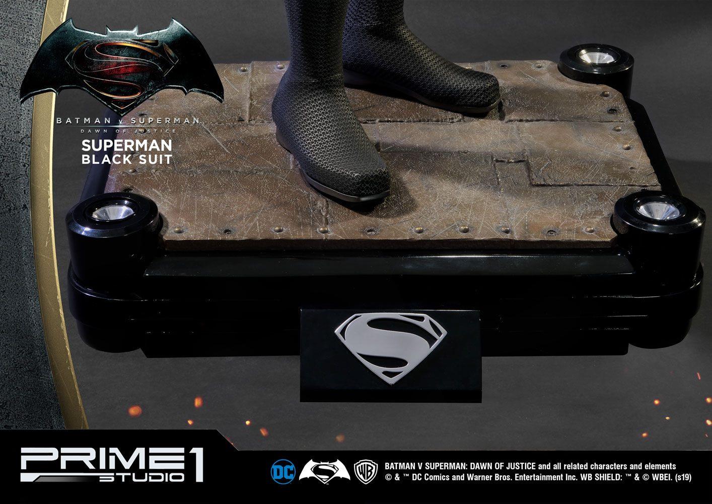 PRIME 1 STUDIOS - Dc Comics - Batman vs Superman - Superman Black Suit Ver Statue