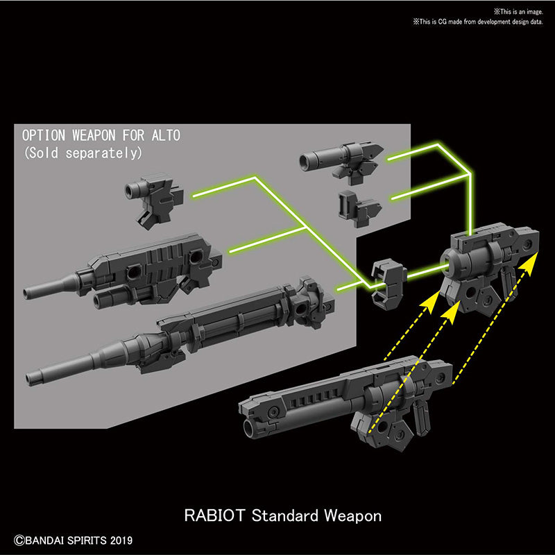 BANDAI - 30MM - EEXM-21 Rabiot [White] #23 1/144