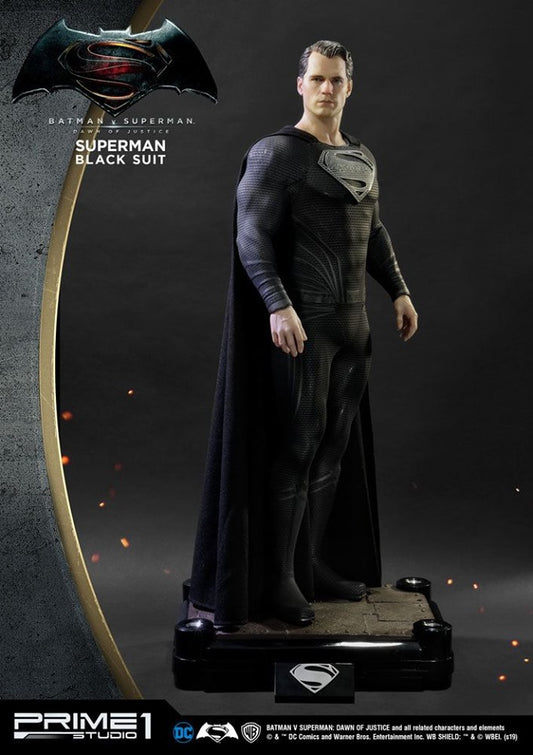 PRIME 1 STUDIOS - Dc Comics - Batman vs Superman - Superman Black Suit Ver Statue