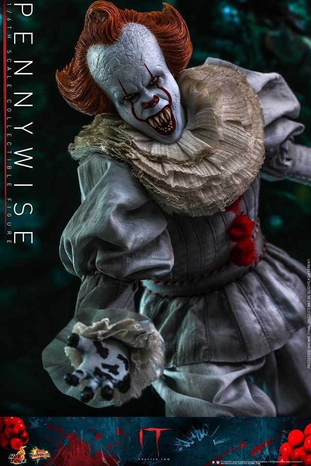 HOT TOYS - IT - Pennywise Chapter 2 - Movie Masterpiece 1:6 Action Doll MMS555