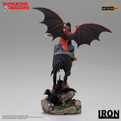 IRON STUDIO - D&D Venger Nightmare & Shadow Demon DeLuxe Statue