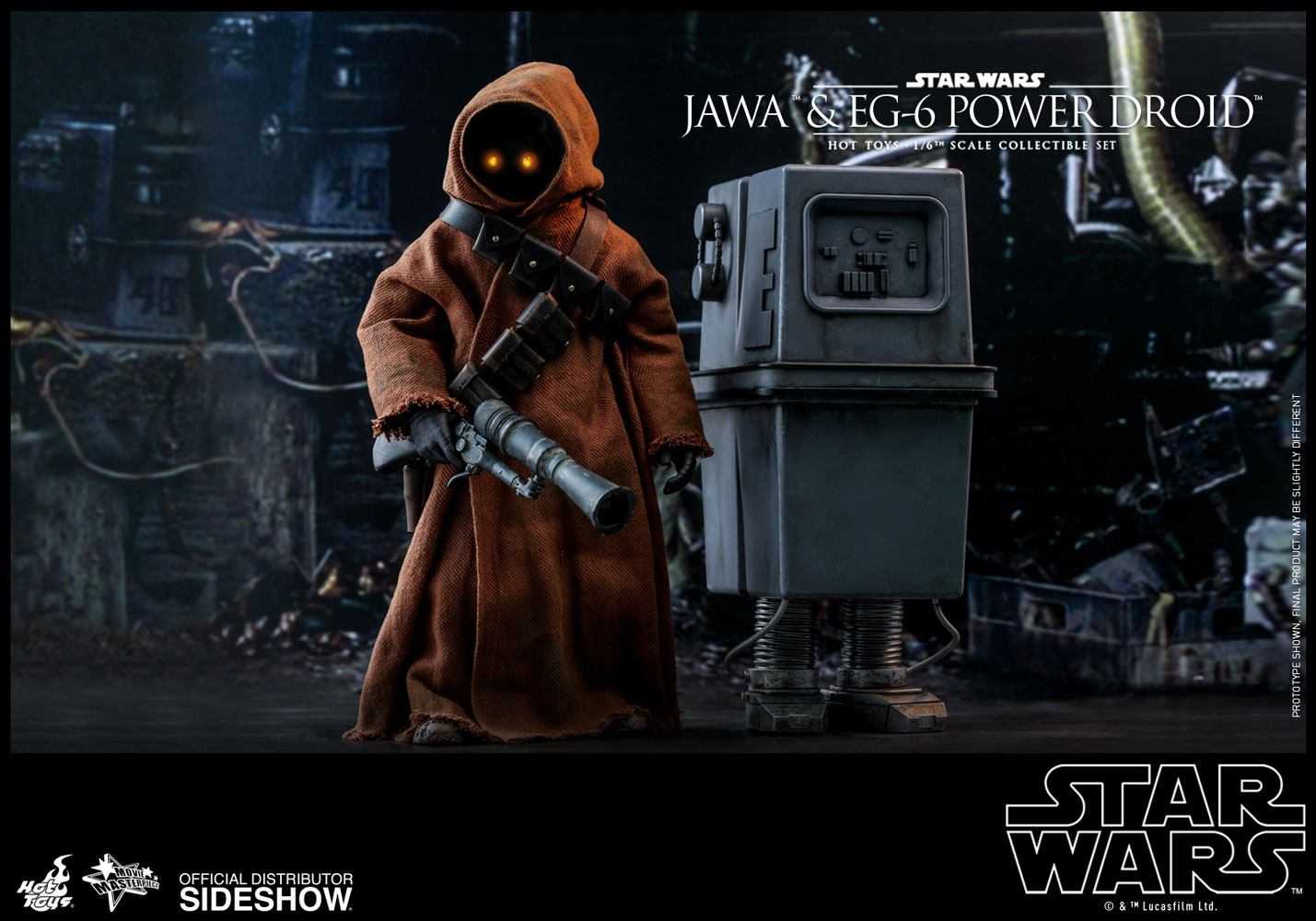 HOT TOYS - Star Wars 4 Jawa & EG-6 Power Droid 1:6 Action Doll Set MMS554