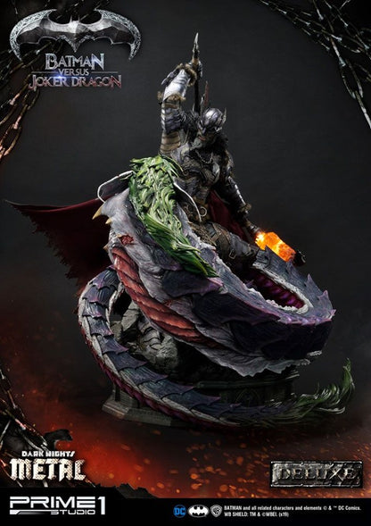 PRIME 1 STUDIOS - Dc Comics - Batman vs Joker Dragon DeLuxe Metal Statue