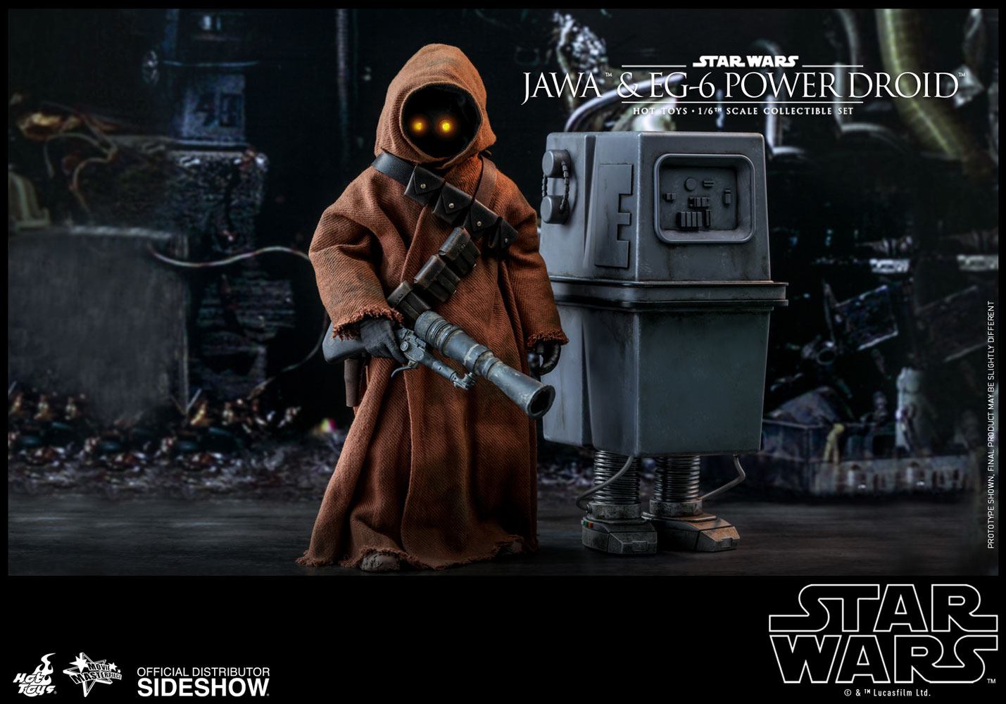 HOT TOYS - Star Wars 4 Jawa & EG-6 Power Droid 1:6 Action Doll Set MMS554