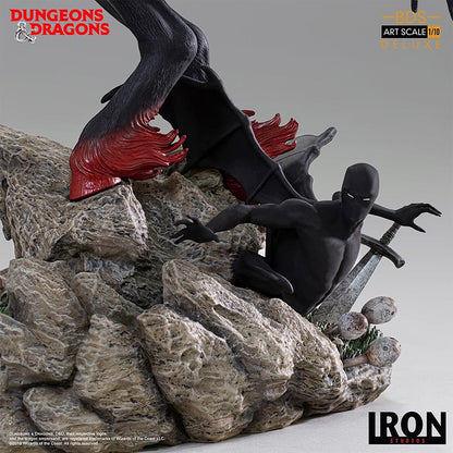 IRON STUDIO - D&D Venger Nightmare & Shadow Demon DeLuxe Statue