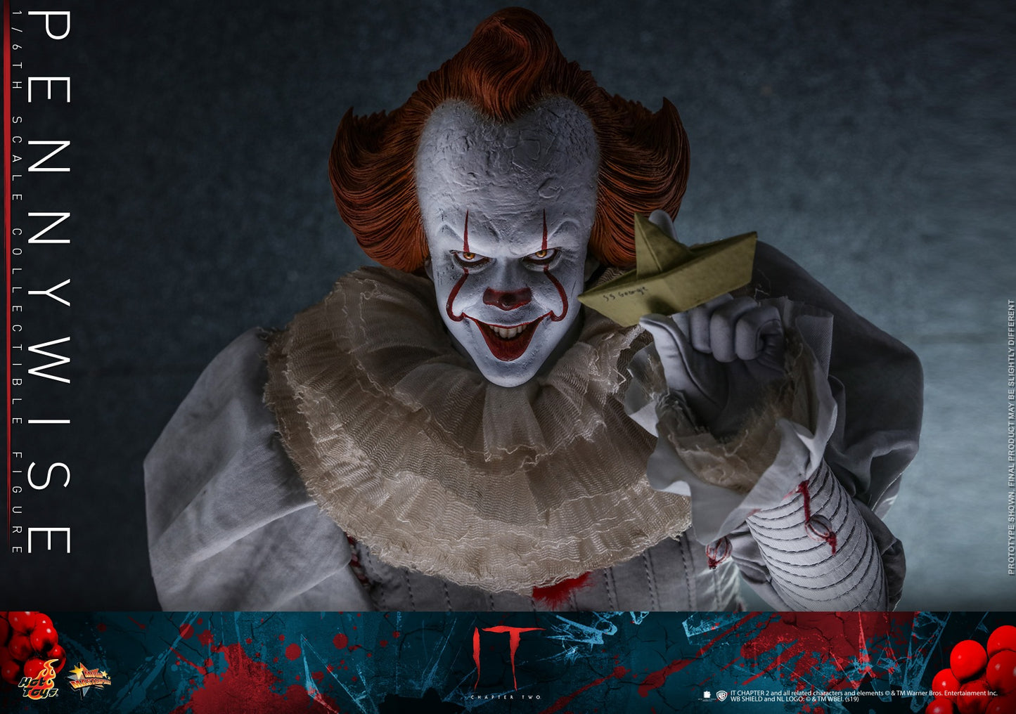 HOT TOYS - IT - Pennywise Chapter 2 - Movie Masterpiece 1:6 Action Doll MMS555