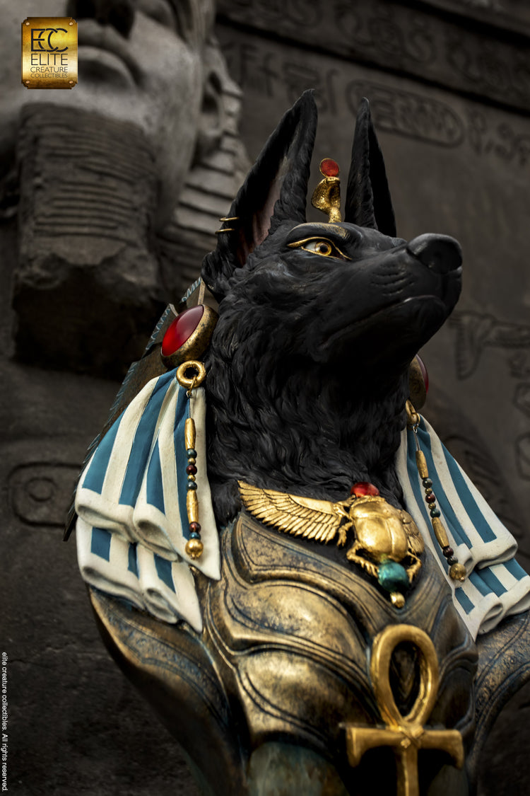 ELITE CREATURE - Anubis Life-Size Bust by Miyo Nakamura