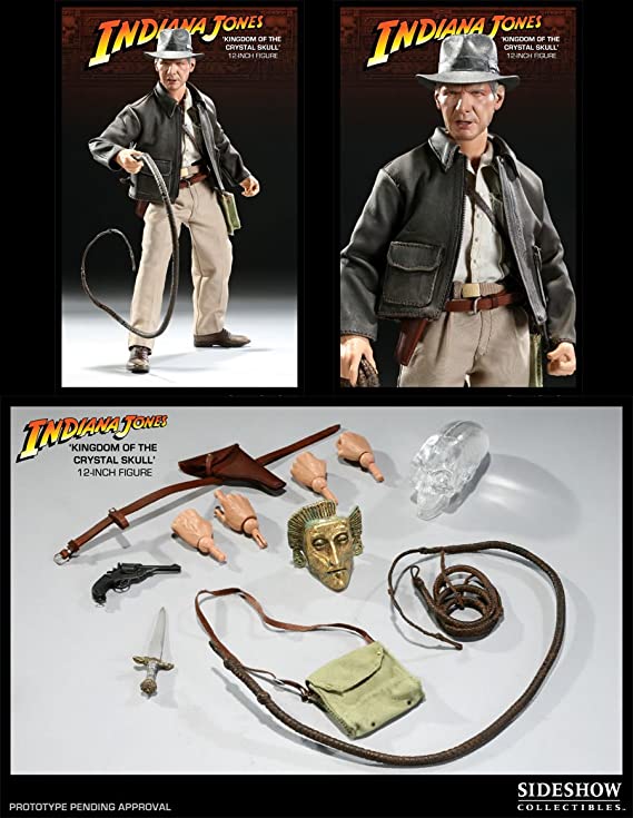 SIDESHOW 12" - Indiana Jones Sideshow 12" Crystal Skull Exclusive