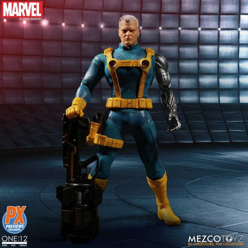 MEZCO - One:12 Collective Coll Marvel PX Cable X-Man Ed Action Figure