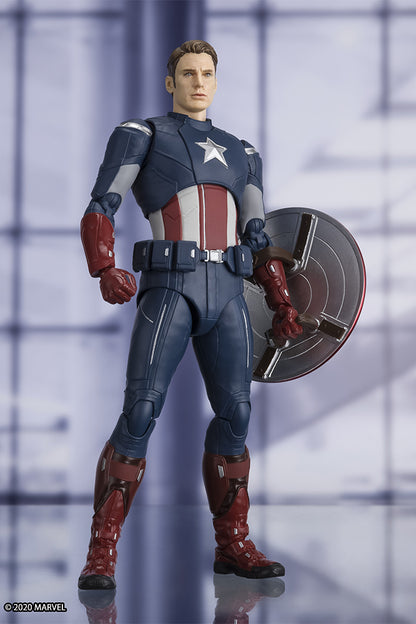 BANDAI - Marvel - Avengers Endgame Captain America vs Cap S.H. Figuarts Action Figure