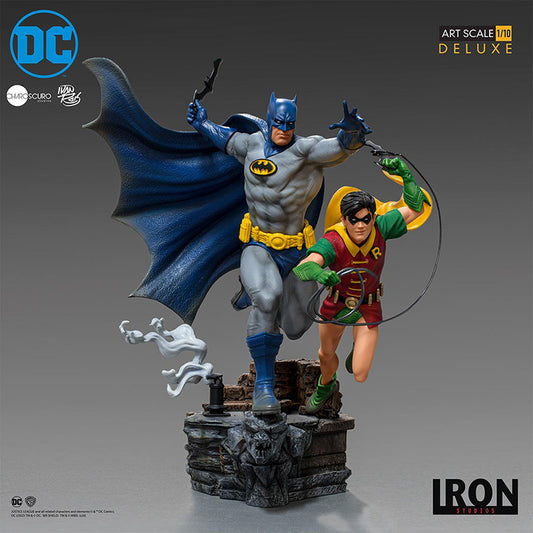 IRON STUDIO - Dc Comics - Batman & Robin Ivan Reis 1:10 DeLuxe ST