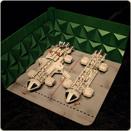 SIXTEEN 12 - Space 1999 - MoonBase Double Eagle Hangar