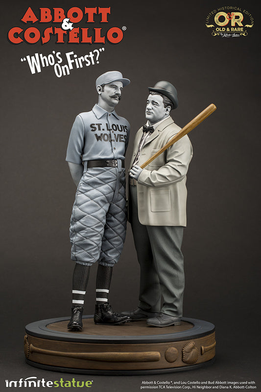 INFINITE STATUE - Abbot & Costello Old & Rare 1:6 Resin Statue