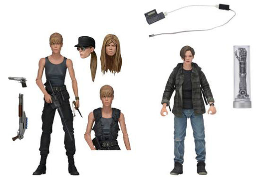 NECA - Terminator 2 Sarah & Jhon Connor 2 Pack