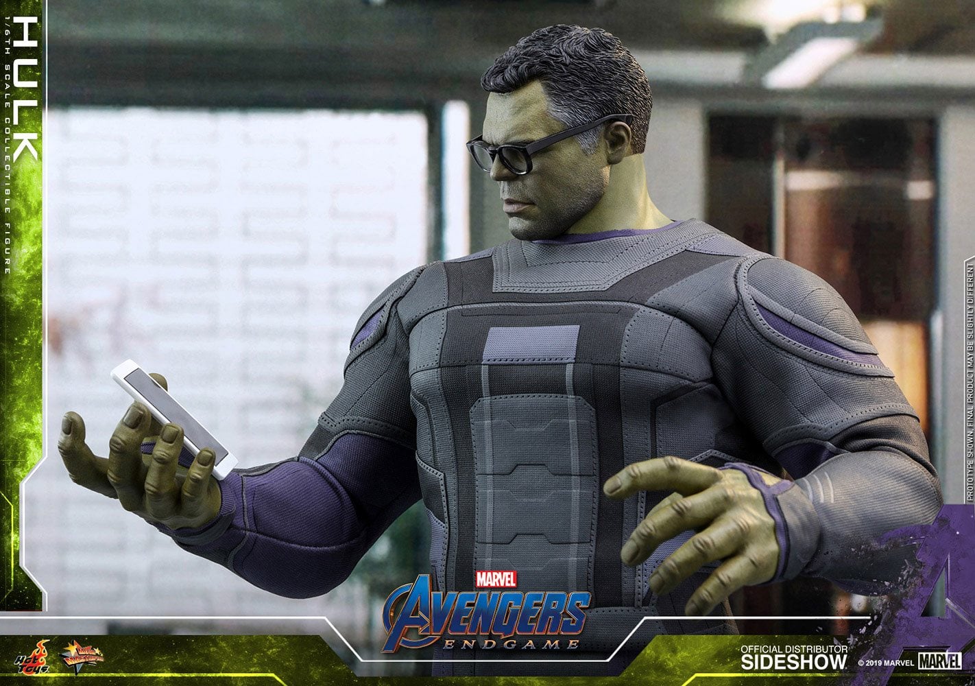 HOT TOYS - Marvel - Avengers Endgame Movie Masterpiece 1:6 Action Doll Hulk Action Doll MMS558