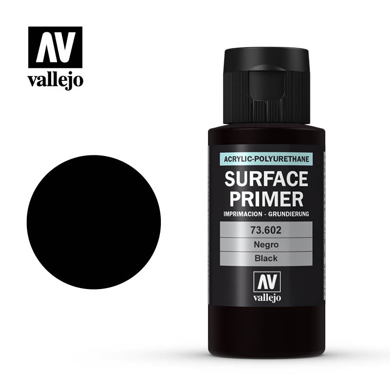 VALLEJO - Surface Primer Black 73602 60ml