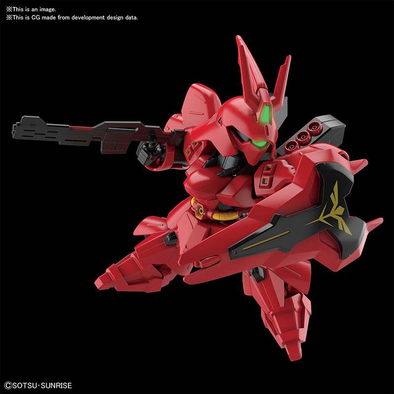 BANDAI - Gunpla - SD MSN-04 Sazabi #017