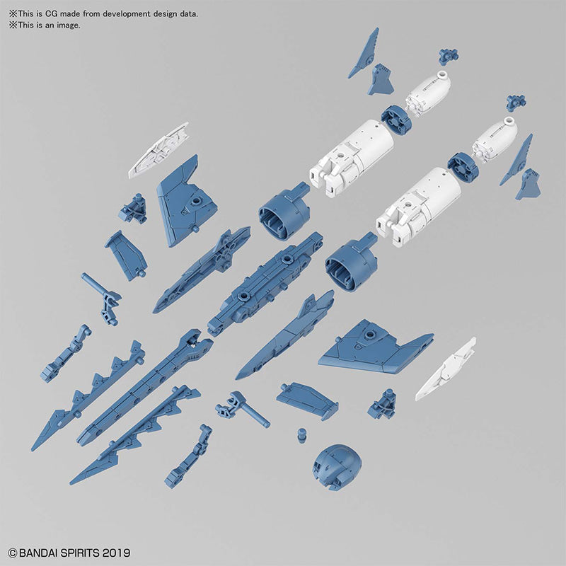 BANDAI - 30MM - Extended Armament Vehicle [Attack Submarine] Blue Gray EV-06