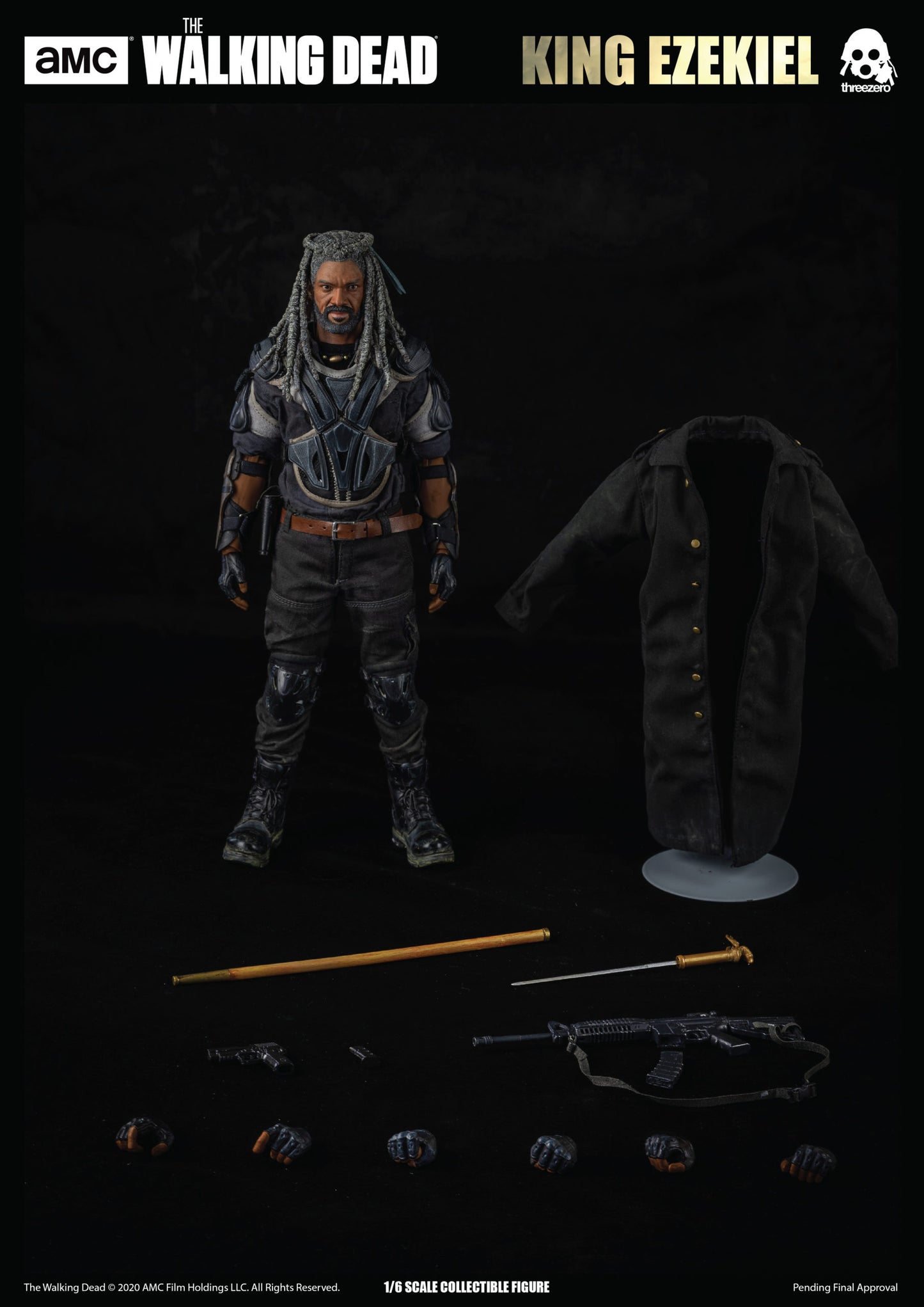 THREEZERO - The Walking Dead 12 inch King Ezekiel