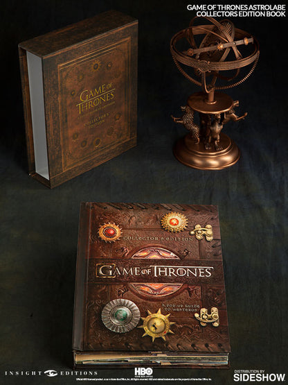 SIDESHOW  Game of Thrones Astrolabe Replica and Book Guide to Westeros Collector's Edition