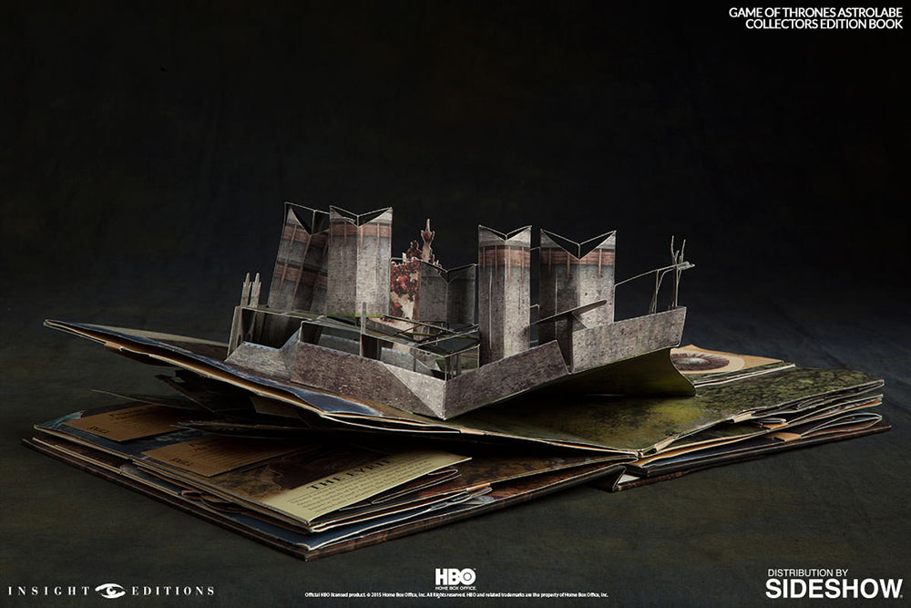 SIDESHOW  Game of Thrones Astrolabe Replica and Book Guide to Westeros Collector's Edition