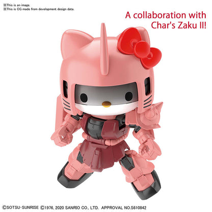 BANDAI - Gunpla - SD Hello Kitty/MS-06S Char'S ZakuII