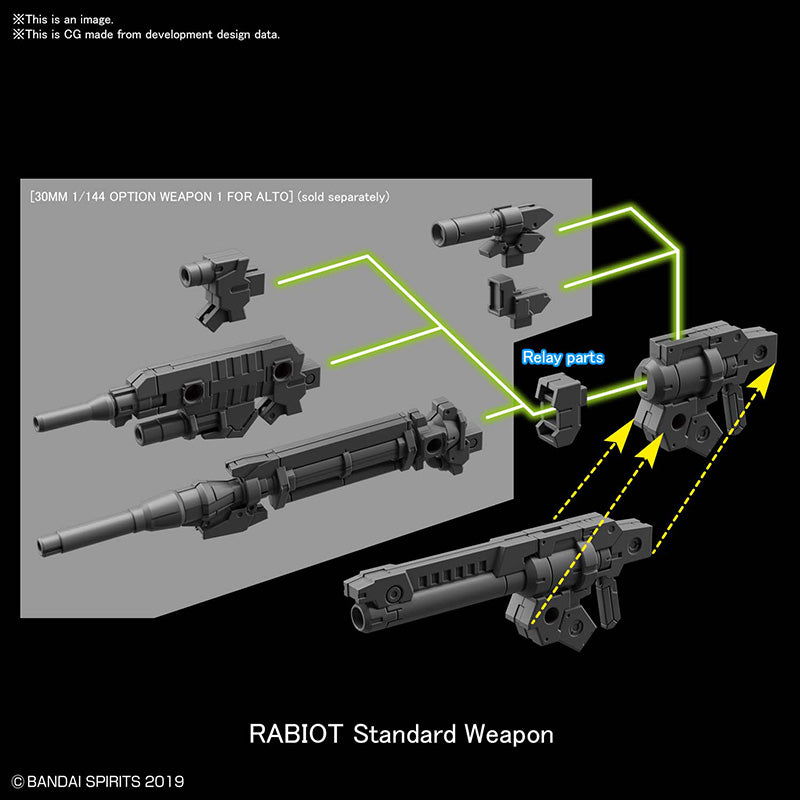 BANDAI - 30MM - EEXM-21 Rabiot Navy #32 1/144