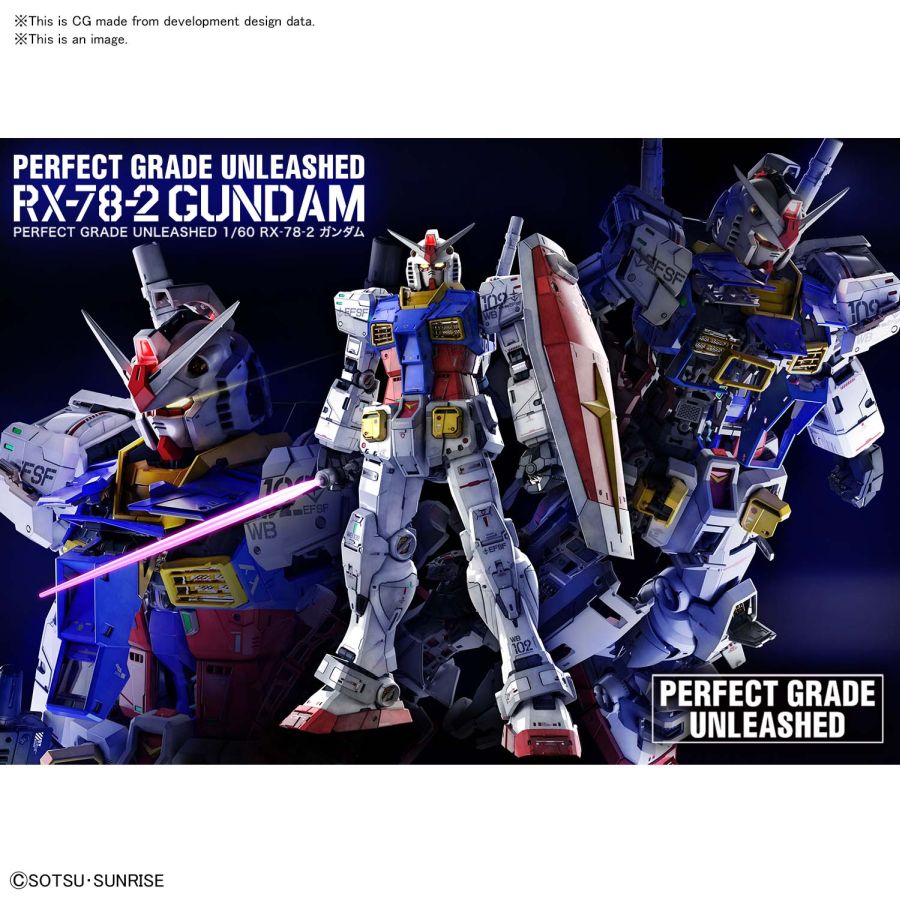 BANDAI MODEL KIT - GUNPLA - PG GUNDAM RX-78-2 UNLEASHED 1/60