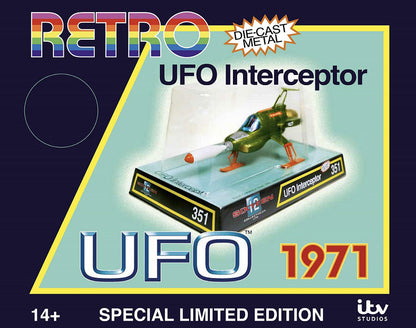 SIXTEEN 12 - Retro UFO Interceptor Die Cast