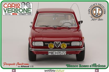 INFINITE STATUE - Amitrano on Alfasud Alfa 1/18 Resin Car