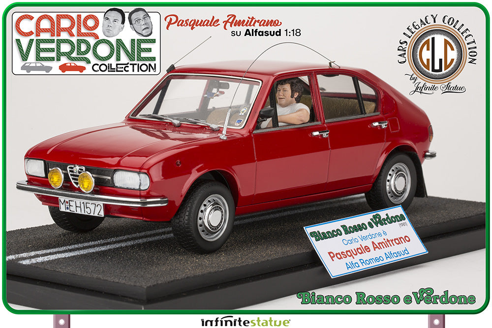 INFINITE STATUE - Amitrano on Alfasud Alfa 1/18 Resin Car