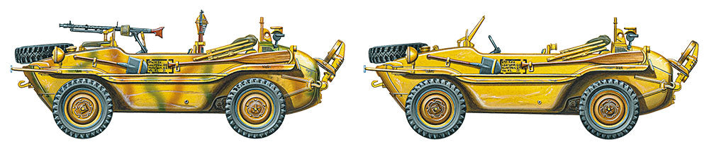 TAMIYA - GE SCHWIMMWAGEN TIPO 166 (vers. a ruote larghe)  1/35